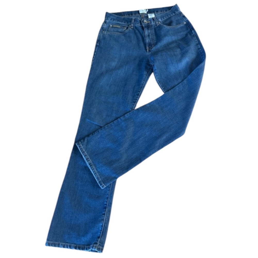 Calvin Klein Dark Vintage Bootcut Jeans Size 8 Y2K Denim Mid Rise